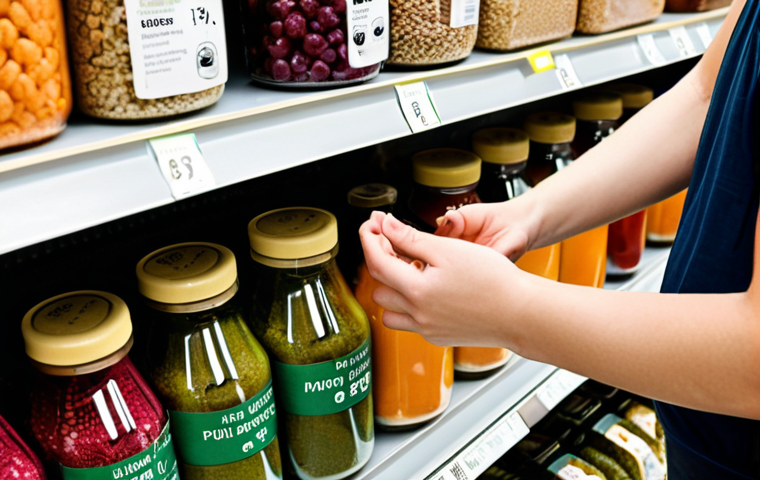 **Prompt 1: Individual Conscious Choice**
    A close-up shot of a young adult's hands thoughtfully selecting an eco-friendly product, such as local produce or a refillable item, at a modern market or bulk store. The scene should convey a sense of personal agency and the quiet satisfaction of making a sustainable choice in daily life. Soft, natural lighting.